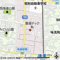 愛知県春日井市味美西本町1566周辺の地図