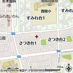 愛知県瀬戸市さつき台1丁目28周辺の地図