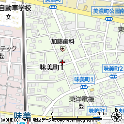 愛知県春日井市味美町1丁目136周辺の地図