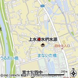静岡県富士宮市淀師266周辺の地図