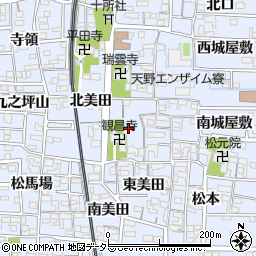 愛知県北名古屋市九之坪（庚申前）周辺の地図