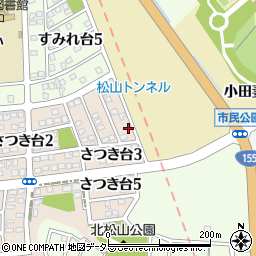愛知県瀬戸市さつき台3丁目37周辺の地図