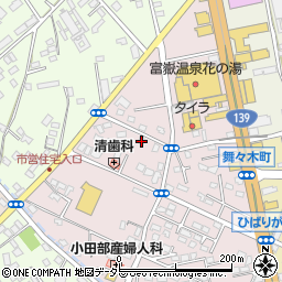 静岡県富士宮市ひばりが丘967周辺の地図