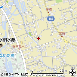 静岡県富士宮市淀師605周辺の地図