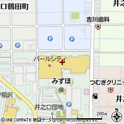 エクボ稲沢店周辺の地図