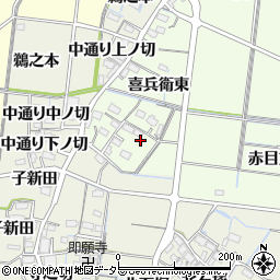 愛知県稲沢市祖父江町両寺内喜兵衛東1121-2周辺の地図