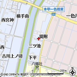 愛知県稲沢市片原一色町三ツ池11周辺の地図