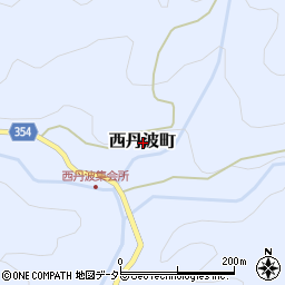 愛知県豊田市西丹波町周辺の地図