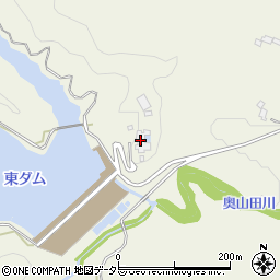いすみ市役所　山田浄水場周辺の地図