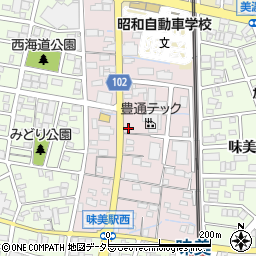 愛知県春日井市味美西本町1748周辺の地図