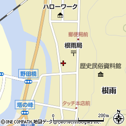 鳥取県日野郡日野町根雨393周辺の地図