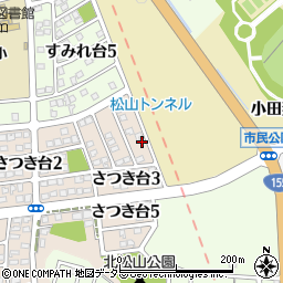 愛知県瀬戸市さつき台3丁目38周辺の地図