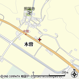 滋賀県犬上郡多賀町木曽周辺の地図