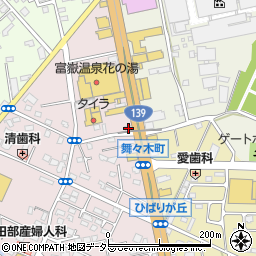 静岡県富士宮市ひばりが丘845周辺の地図
