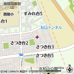 愛知県瀬戸市さつき台3丁目8周辺の地図