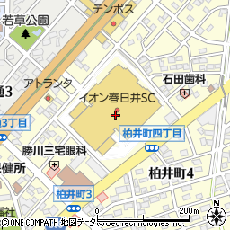イオン春日井ショッピングセンター周辺の地図