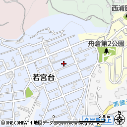 神奈川県横須賀市若宮台8周辺の地図