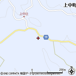 愛知県豊田市上中町綱所周辺の地図