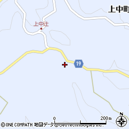 愛知県豊田市上中町（綱所）周辺の地図