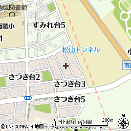 愛知県瀬戸市さつき台3丁目22周辺の地図