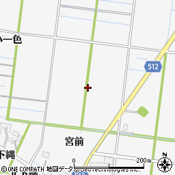 愛知県稲沢市祖父江町神明津周辺の地図