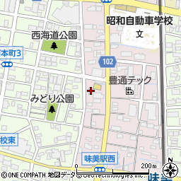 愛知県春日井市味美西本町2274周辺の地図