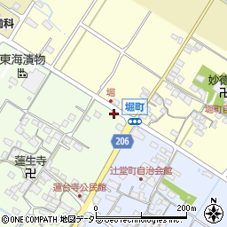 滋賀県彦根市蓮台寺町4周辺の地図