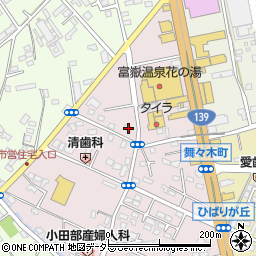 静岡県富士宮市ひばりが丘1085周辺の地図