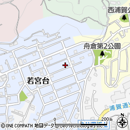 神奈川県横須賀市若宮台8-10周辺の地図