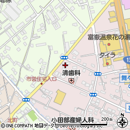 静岡県富士宮市ひばりが丘1066周辺の地図