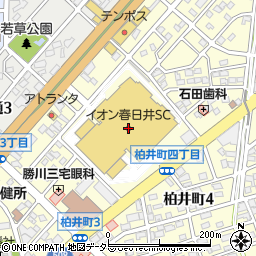 大垣共立銀行イオン春日井 ＡＴＭ周辺の地図