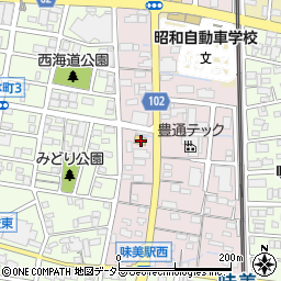 愛知県春日井市味美西本町2318周辺の地図