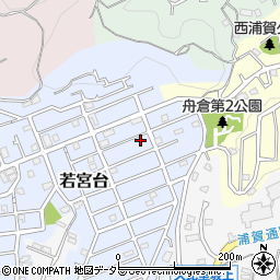 神奈川県横須賀市若宮台8-7周辺の地図