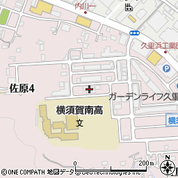 クリオ久里浜六番館周辺の地図