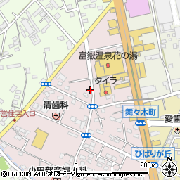 静岡県富士宮市ひばりが丘1110周辺の地図