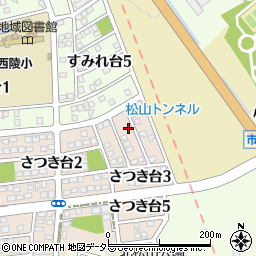 愛知県瀬戸市さつき台3丁目24周辺の地図