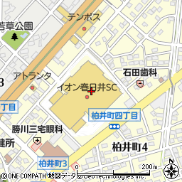 イオン春日井店周辺の地図