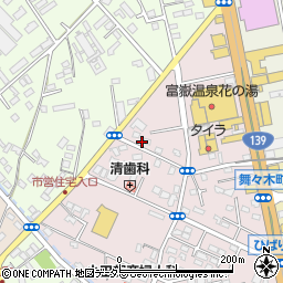 静岡県富士宮市ひばりが丘1092周辺の地図