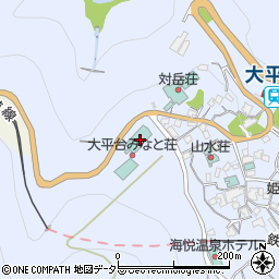 港区立箱根大平台港荘周辺の地図