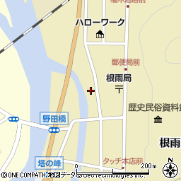 鳥取県日野郡日野町根雨383周辺の地図