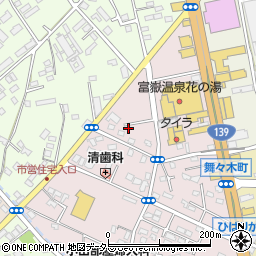 静岡県富士宮市ひばりが丘1102周辺の地図