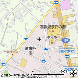 静岡県富士宮市ひばりが丘1103周辺の地図