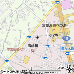 静岡県富士宮市ひばりが丘1101周辺の地図