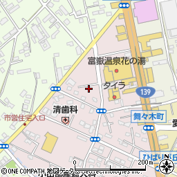 静岡県富士宮市ひばりが丘1104周辺の地図