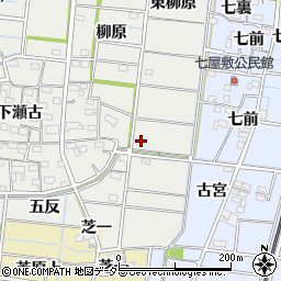 愛知県稲沢市祖父江町二俣東柳原55周辺の地図