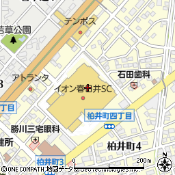 シュープラザ　イオン春日井店周辺の地図
