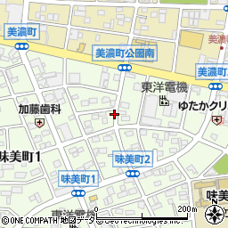 愛知県春日井市味美町2丁目周辺の地図