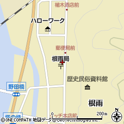 鳥取県日野郡日野町根雨412周辺の地図