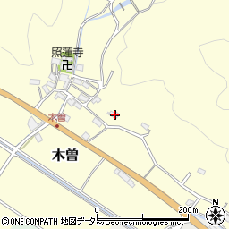 滋賀県犬上郡多賀町木曽350周辺の地図