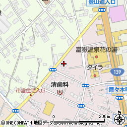 静岡県富士宮市ひばりが丘1124周辺の地図